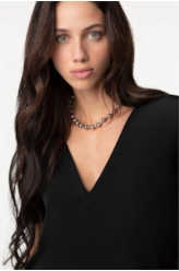 Blusa Fine Mix Silt Preto