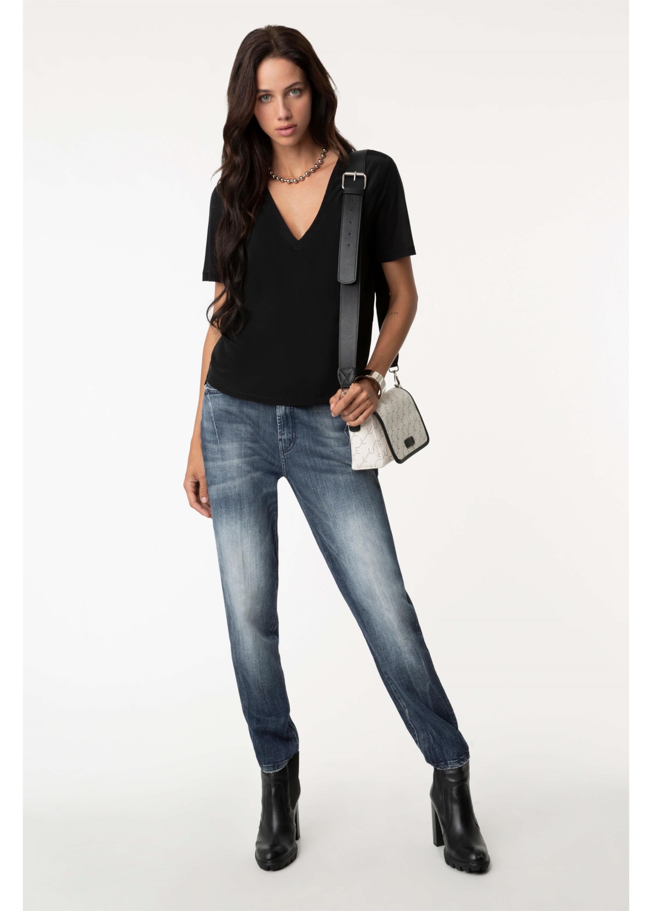 Blusa Fine Mix Silt Preto