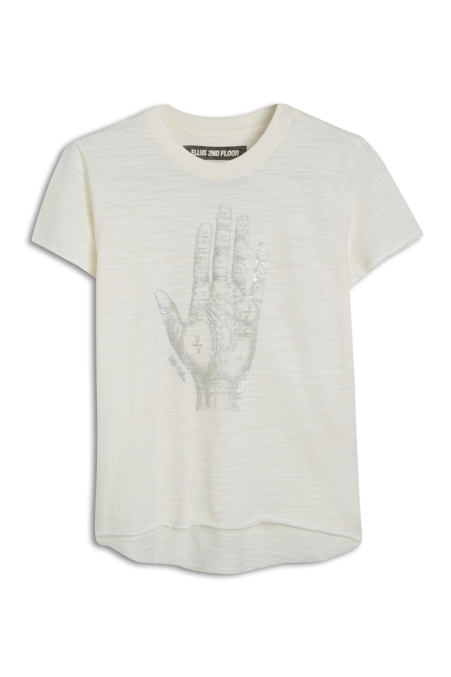Blusa Flame New Hand Off White