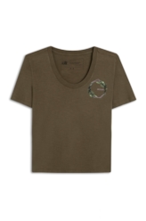 Blusa Flame No Rain Washed Musgo