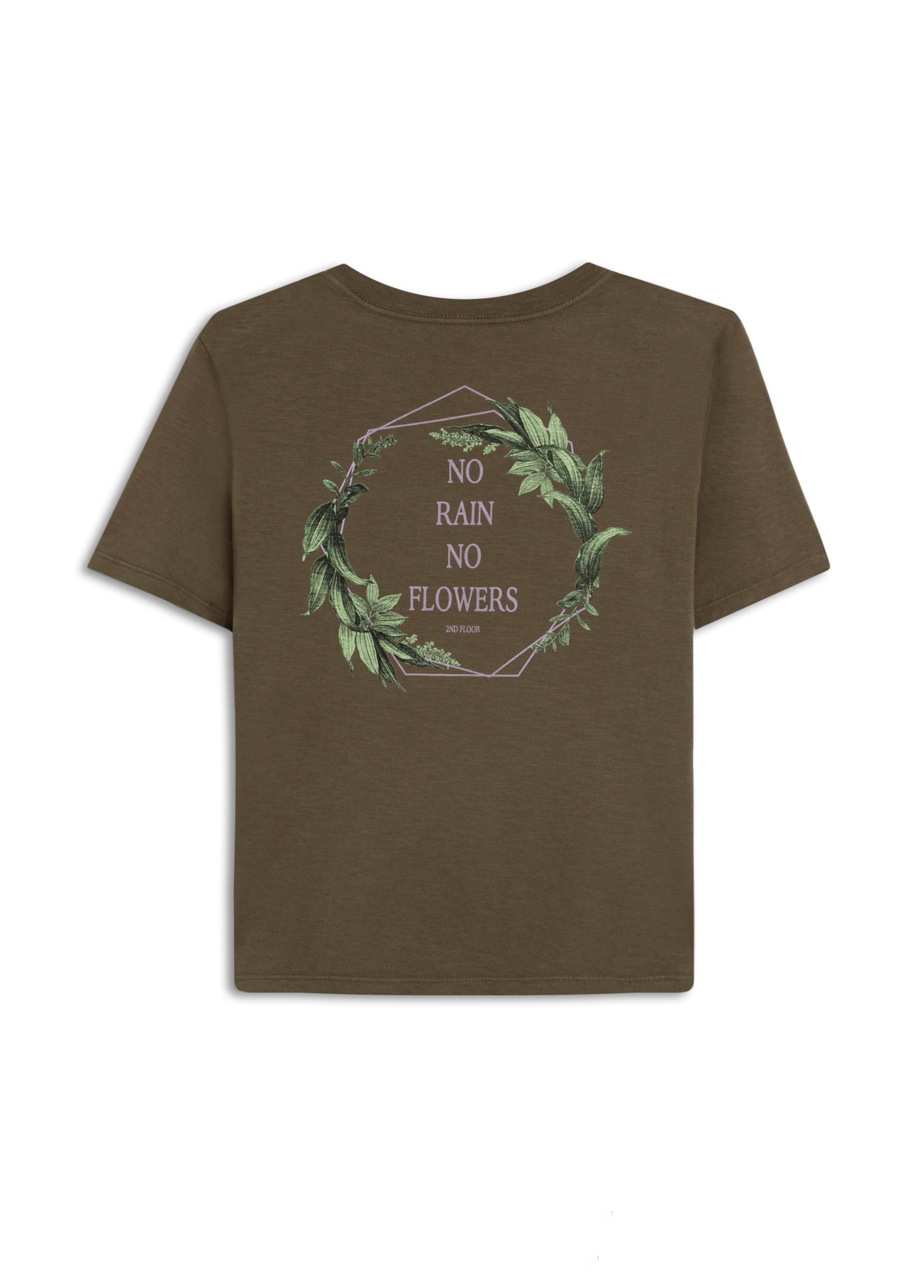 Blusa Flame No Rain Washed Musgo