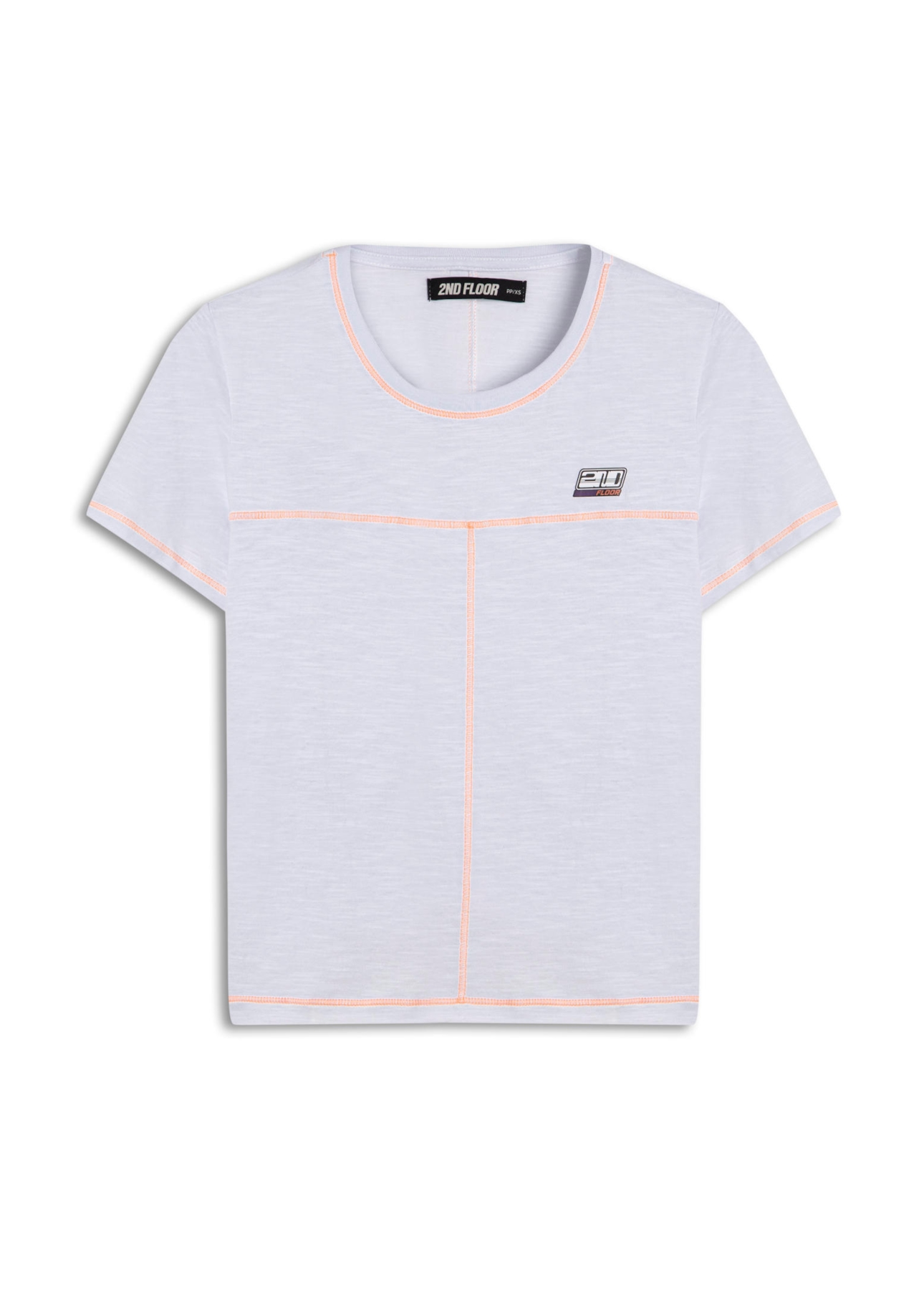 Blusa Flame Recortes Trancador Branco