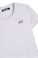 Blusa Flame Recortes Trancador Branco