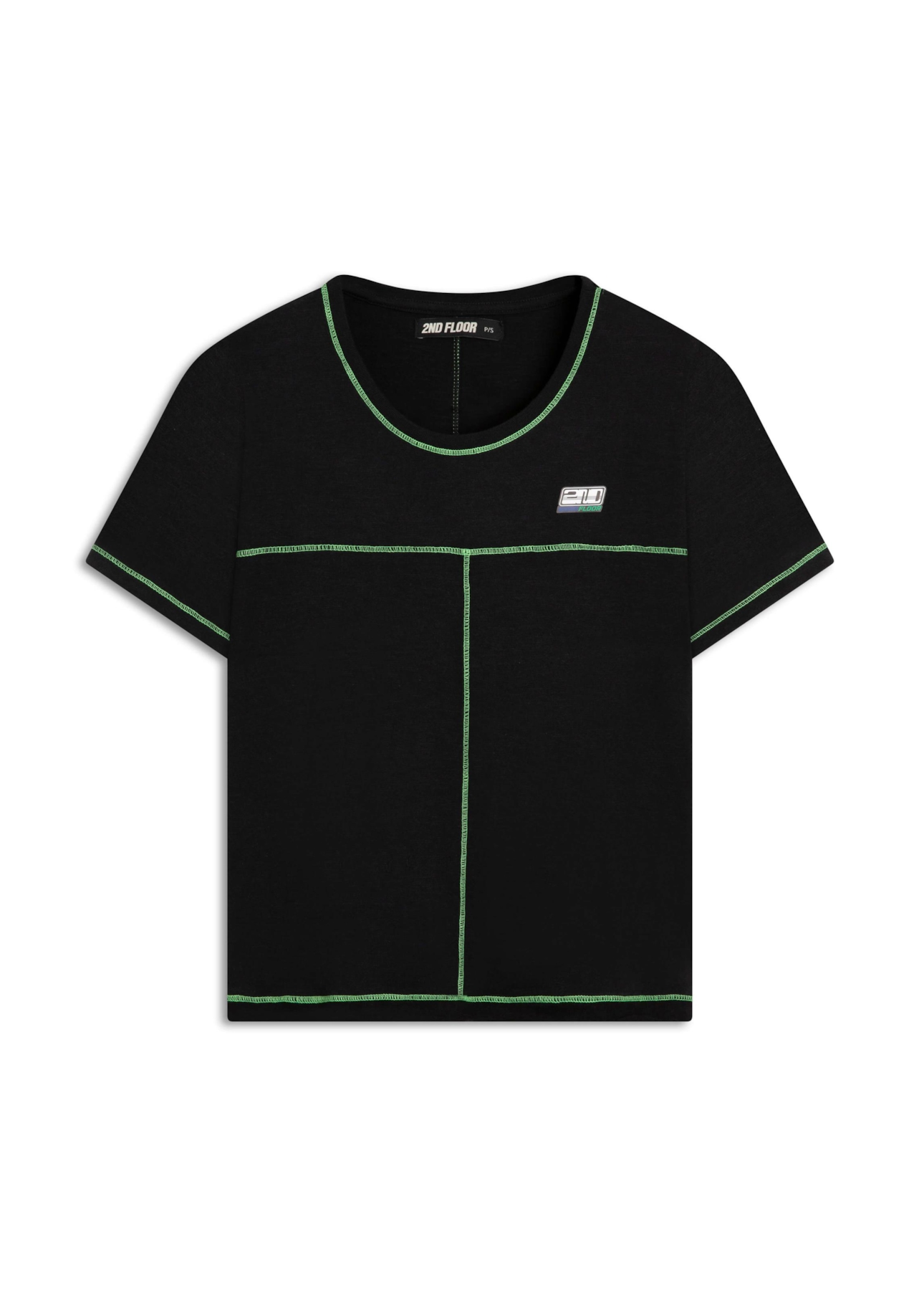Blusa Flame Recortes Trancador Preto