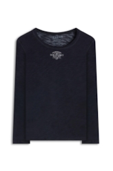 Blusa Flame Stamp Preto