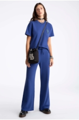 Blusa Fleece Ejd Boxy Purple Blue