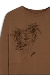 Blusa Fleece Transgressions Ellus Capuccino