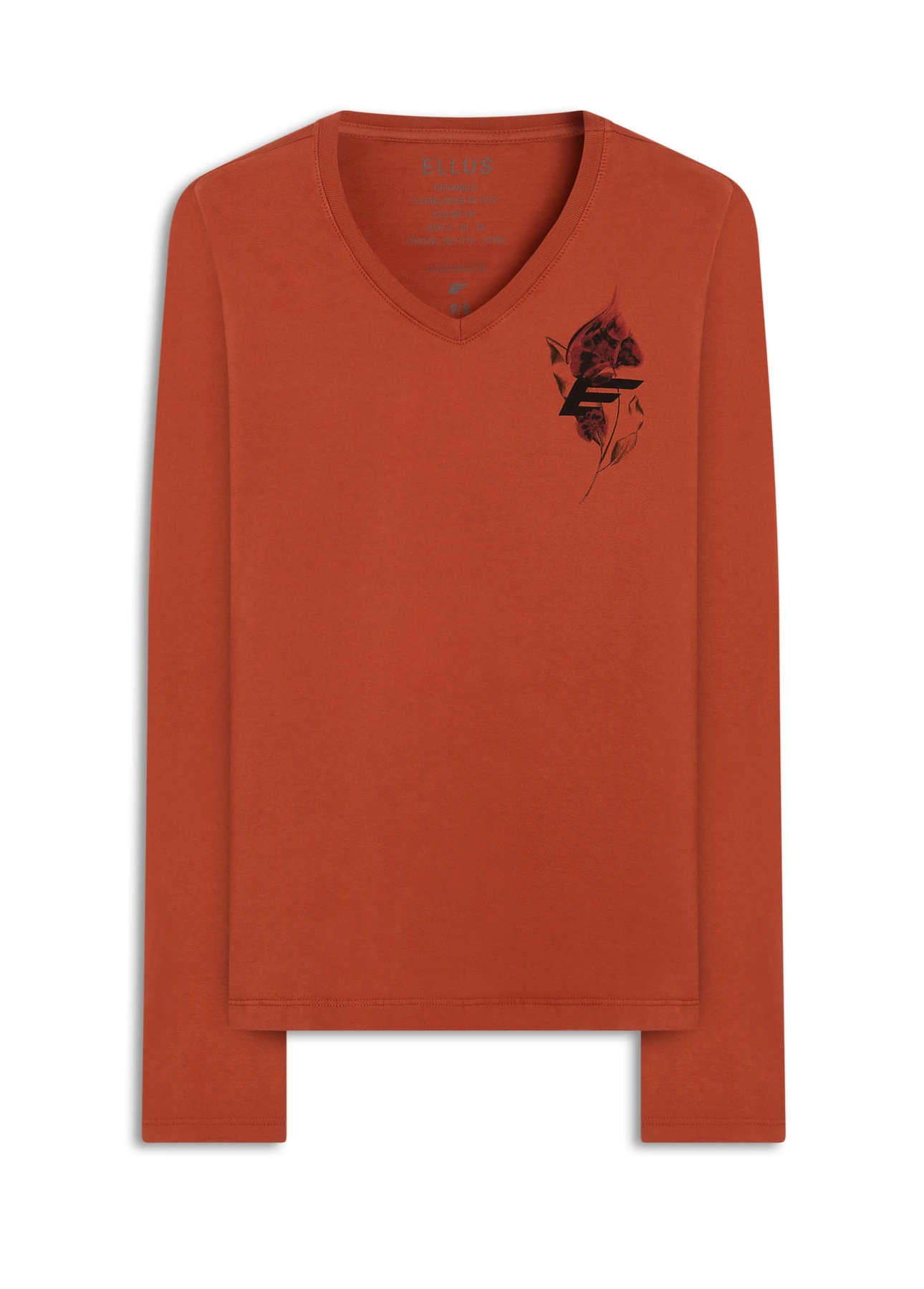 Blusa Flower Burn Terra