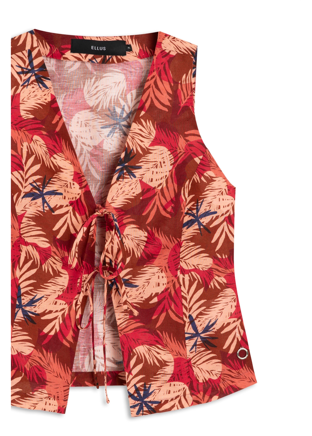 Blusa Flower Power To Tie Vermelho