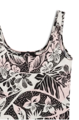 Blusa Flower Waves Sleeveless Rosa