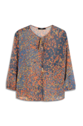 Blusa Flowers Petroleo
