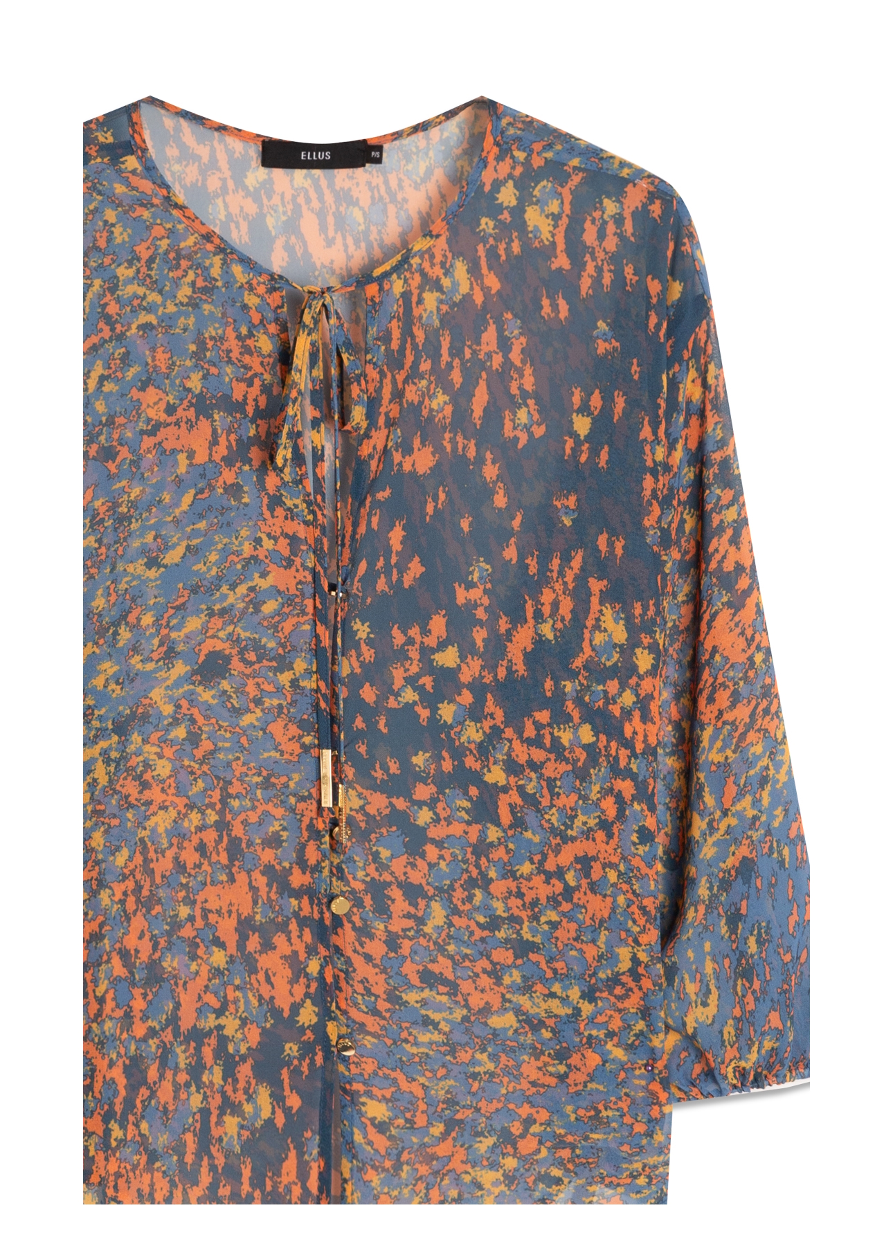Blusa Flowers Petroleo