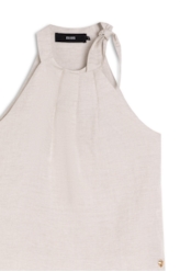 Blusa Fresh Pleats Gelo