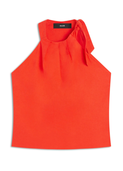 Blusa Fresh Pleats Laranja