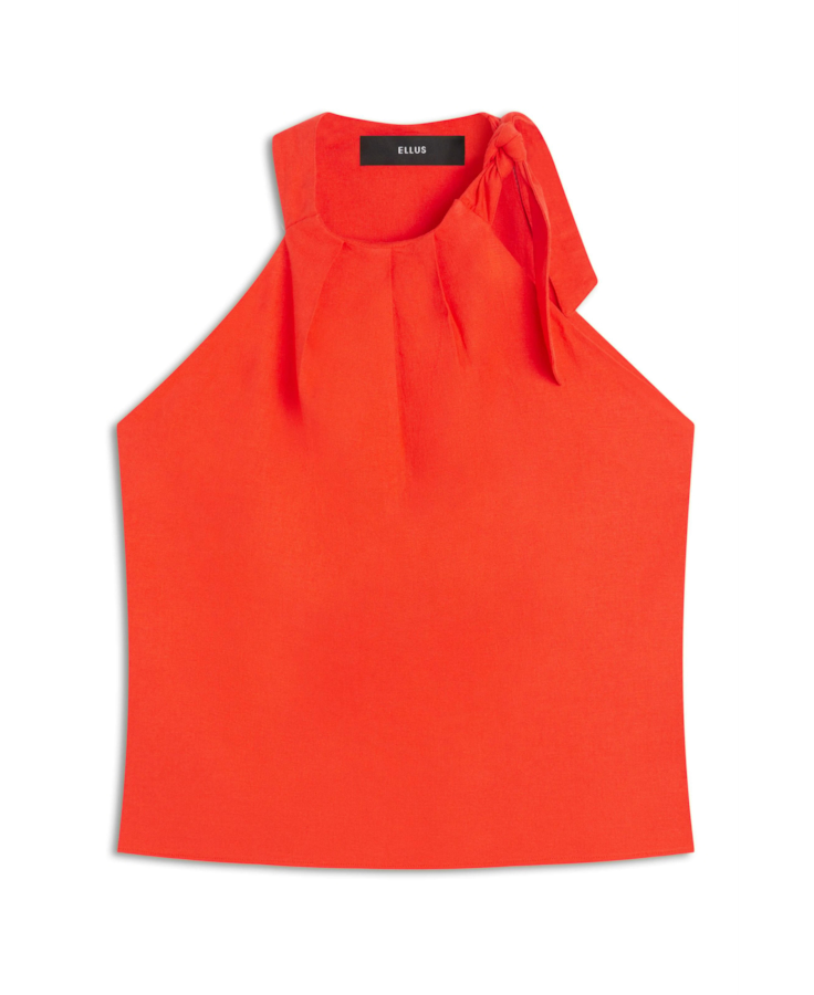 Blusa Fresh Pleats Laranja