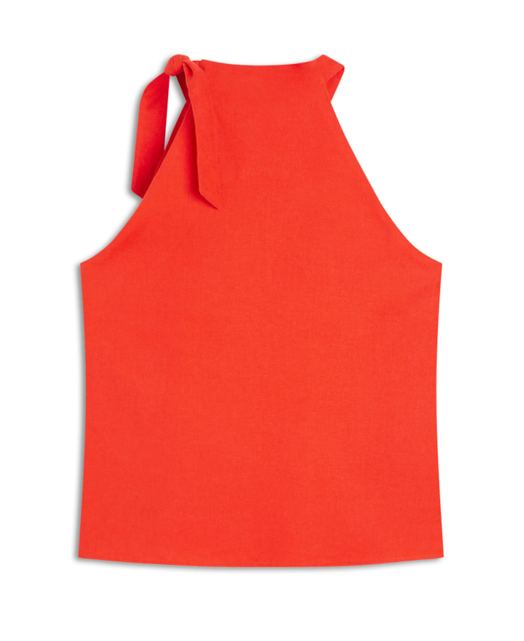 Blusa Fresh Pleats Laranja