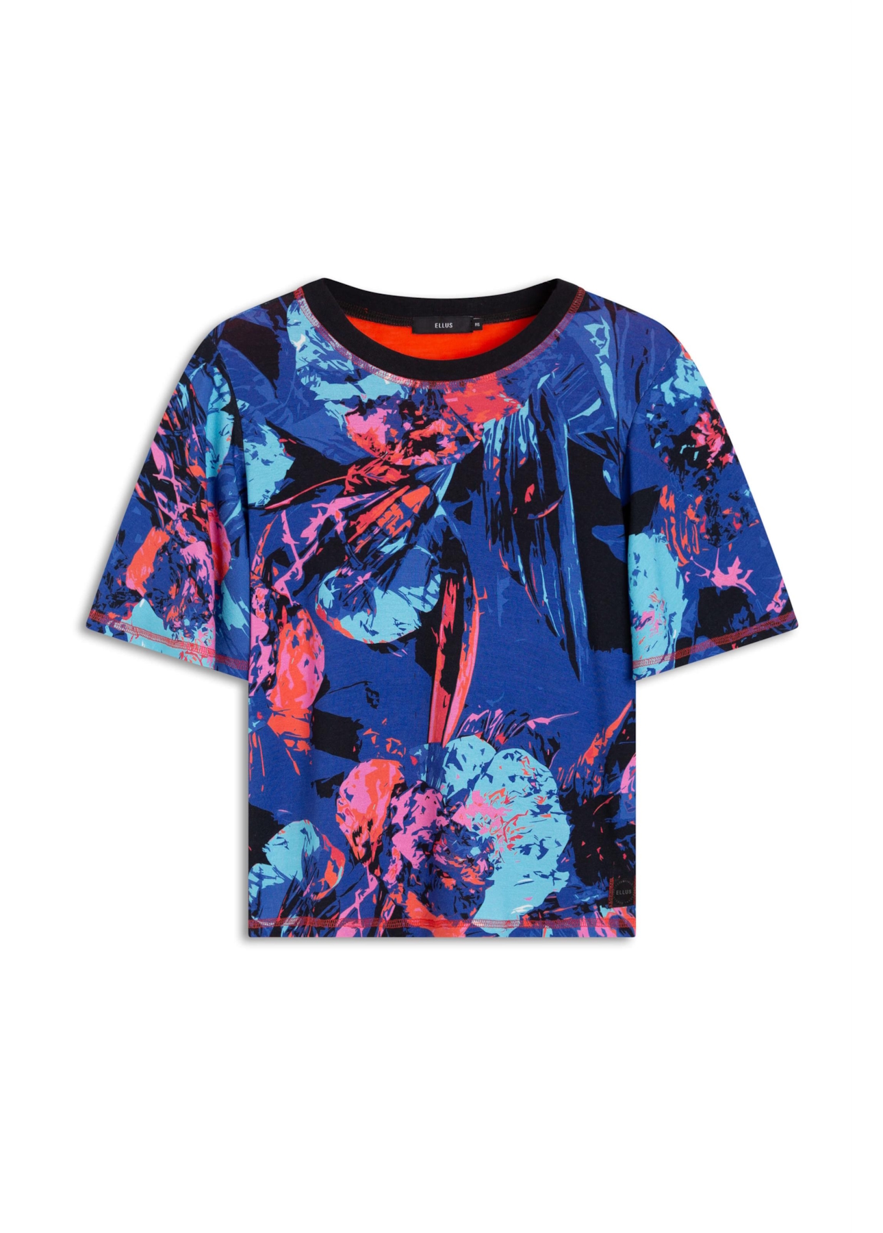 Blusa Frozen Rib Ruffle Estampado