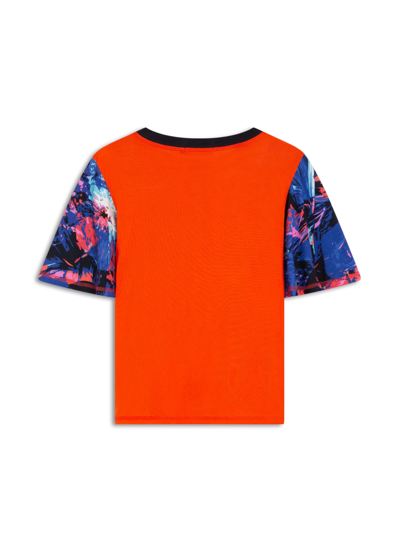 Blusa Frozen Rib Ruffle Estampado