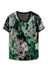 Blusa Garden Lace Verde Escuro