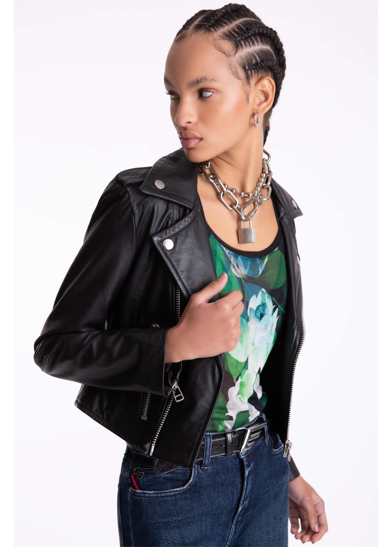 Blusa Garden Lace Verde Escuro