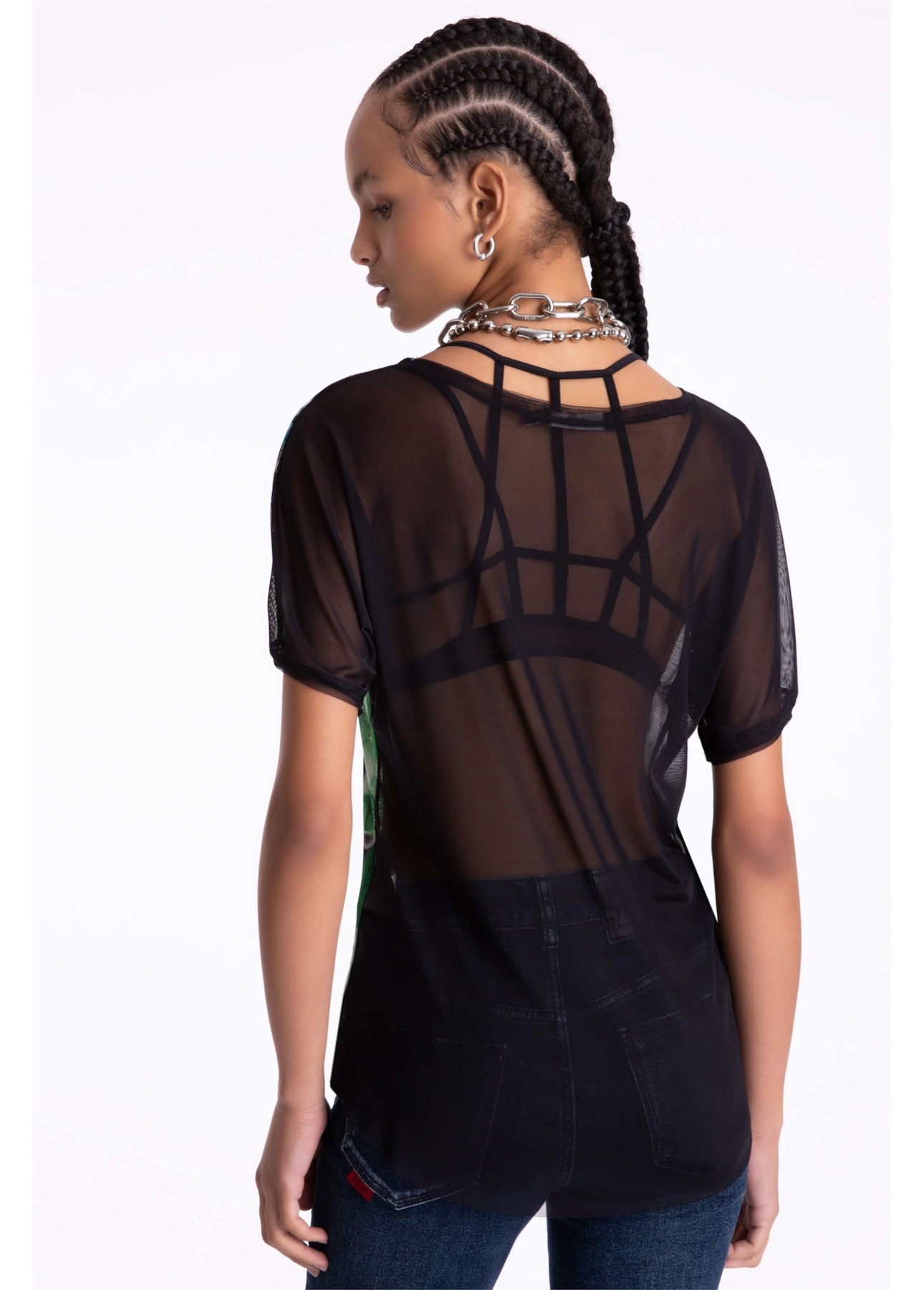 Blusa Garden Lace Verde Escuro
