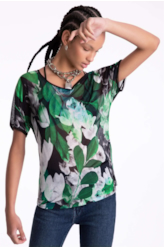 Blusa Garden Lace Verde Escuro
