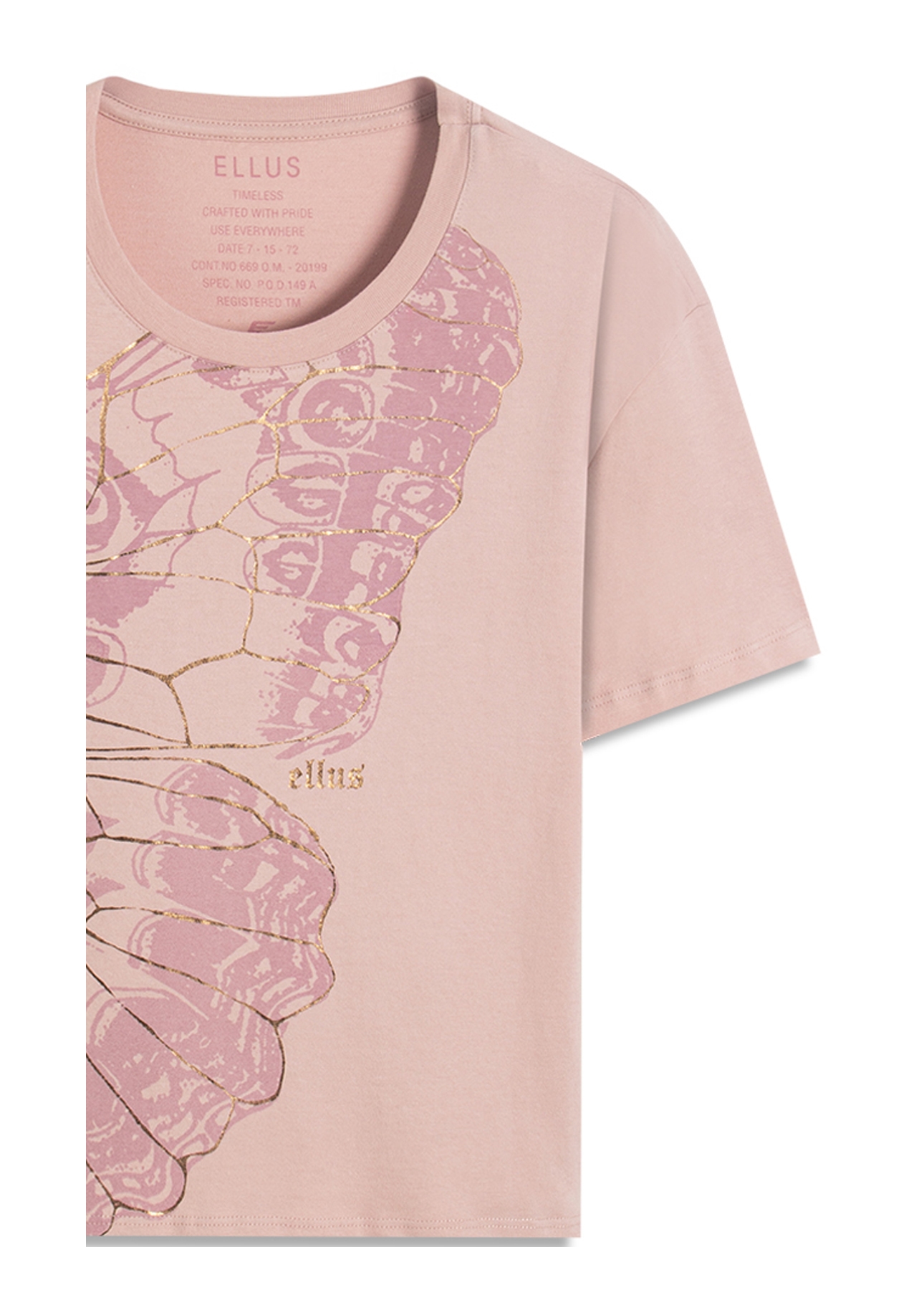 Blusa Gaze Butterfly Over Blush
