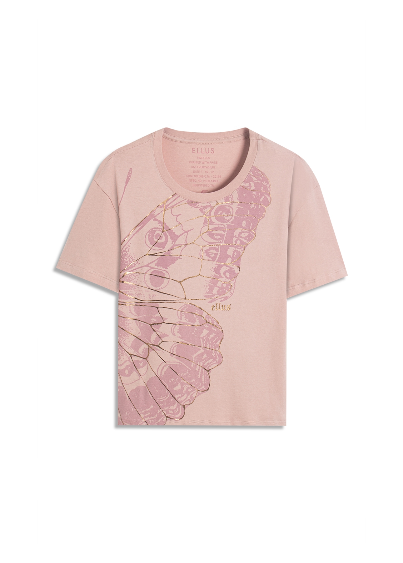 Blusa Gaze Butterfly Over Blush