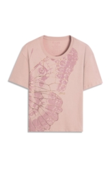 Blusa Gaze Butterfly Over Blush