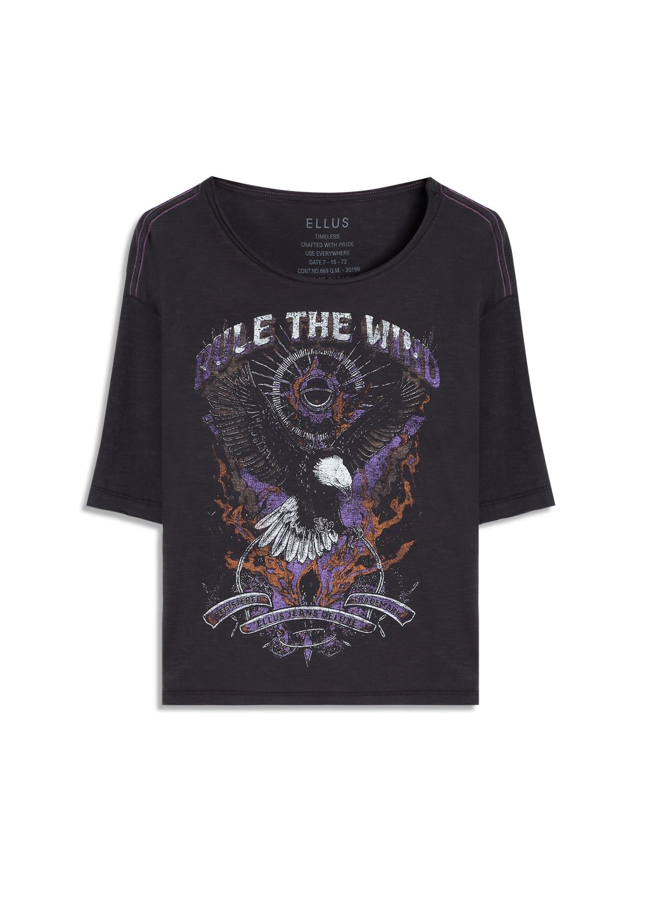 Blusa Gaze  Flame Rule Plumbo