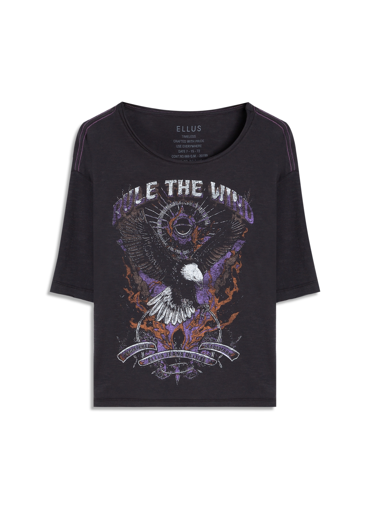 Blusa Gaze  Flame Rule Plumbo