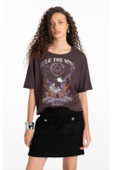 Blusa Gaze  Flame Rule Plumbo