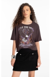 Blusa Gaze  Flame Rule Plumbo