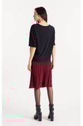 Blusa Gaze Flame Snake Engine Loose Preto