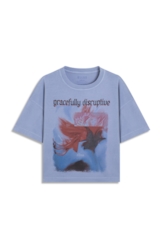Blusa Gaze Gracefully Disruptive Azul Pervante