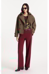 Blusa Gaze Lace Águia Oversized Preto