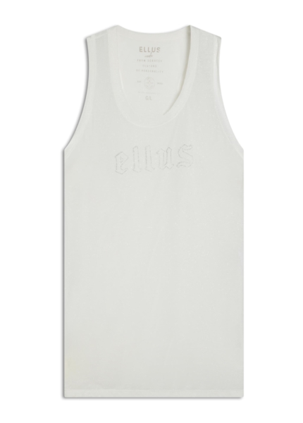 Blusa Gothic Devore Sleeveless Off White