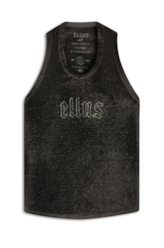 Blusa Gothic Devore Sleeveless Preto