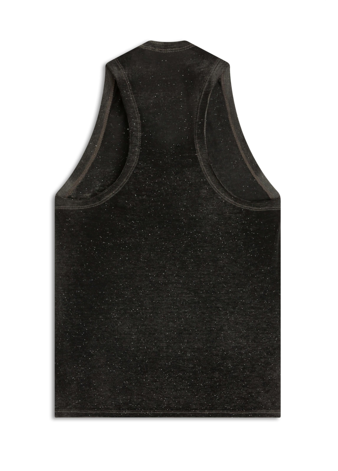 Blusa Gothic Devore Sleeveless Preto