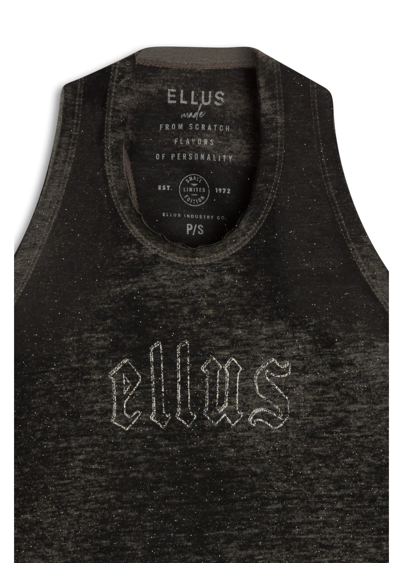 Blusa Gothic Devore Sleeveless Preto