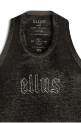 Blusa Gothic Devore Sleeveless Preto