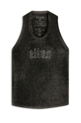 Blusa Gothic Devore Sleeveless Preto