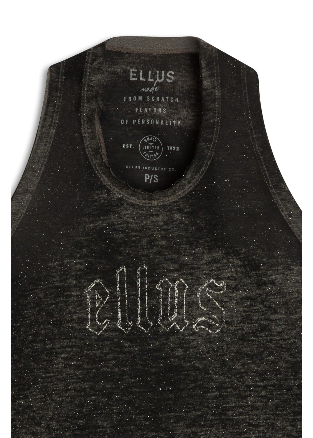 Blusa Gothic Devore Sleeveless Preto