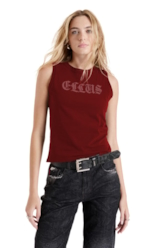 Blusa Gothic Ellus Cereja