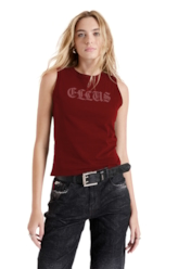 Blusa Gothic Ellus Cereja