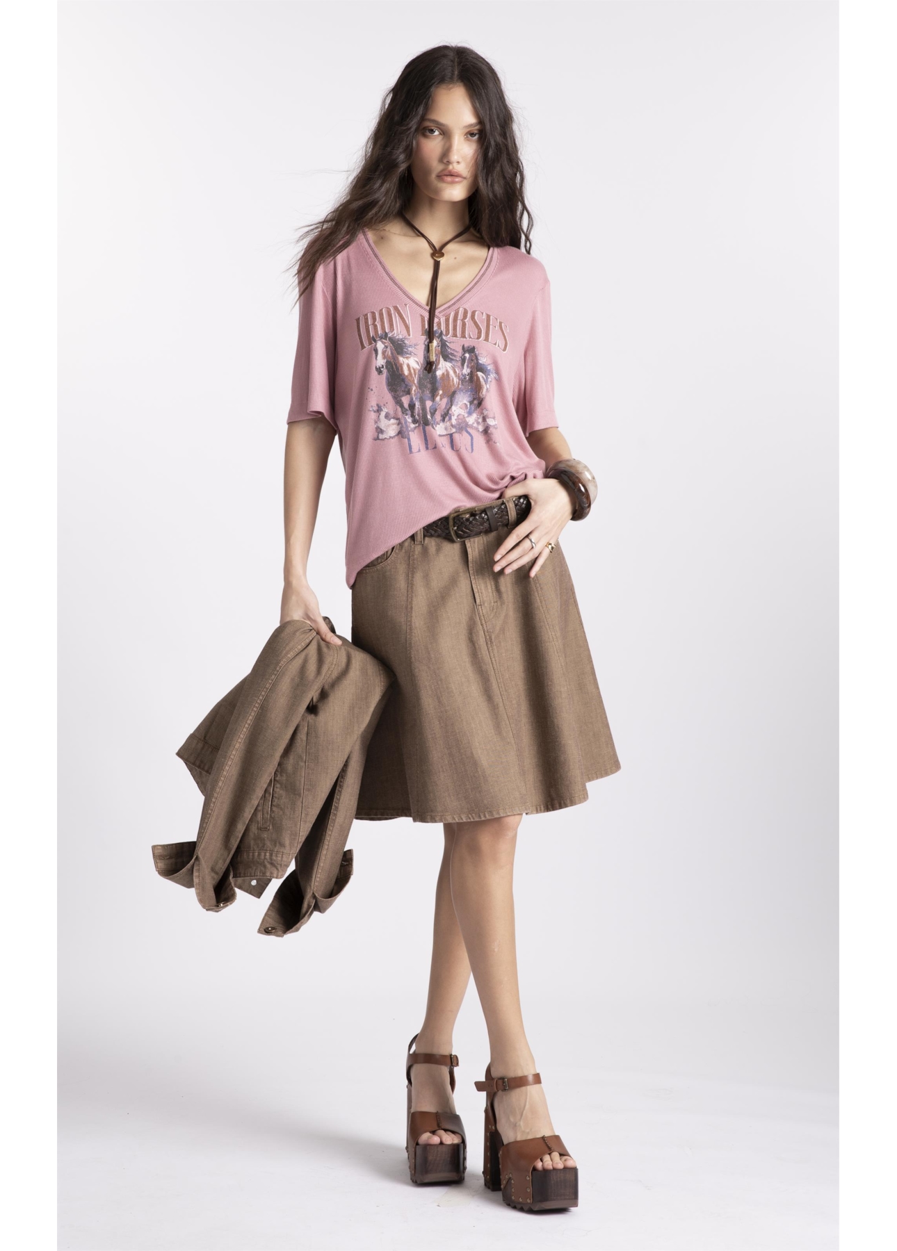 Blusa High Deserto New Rosa Velho