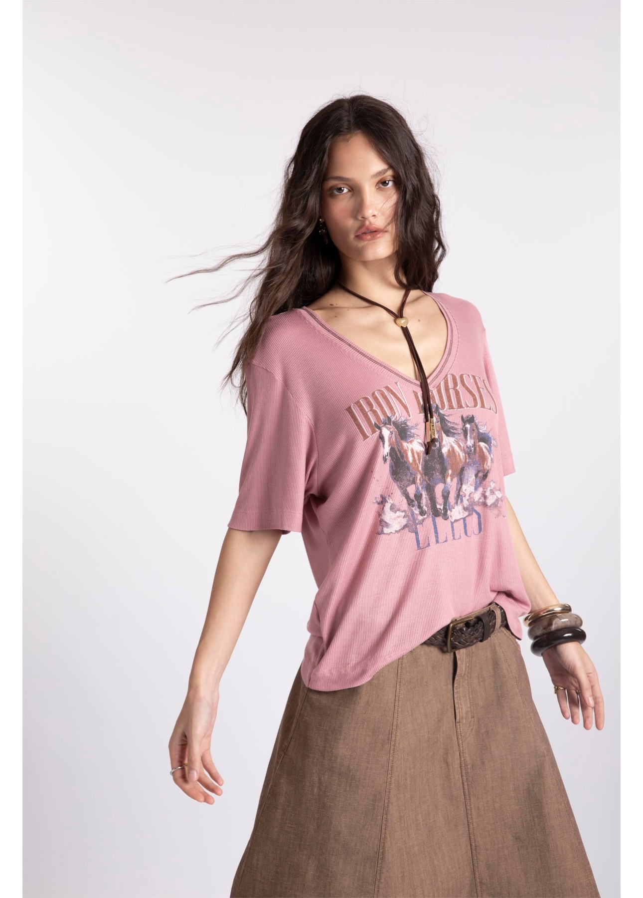 Blusa High Deserto New Rosa Velho