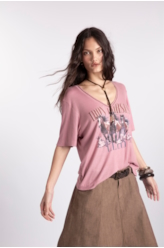 Blusa High Deserto New Rosa Velho