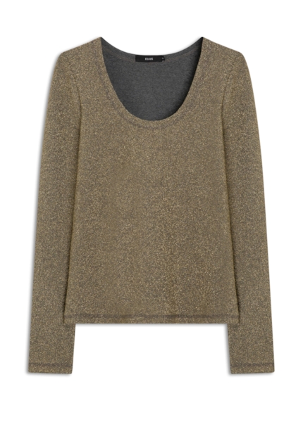 Blusa Hight Neckline Ouro Velho