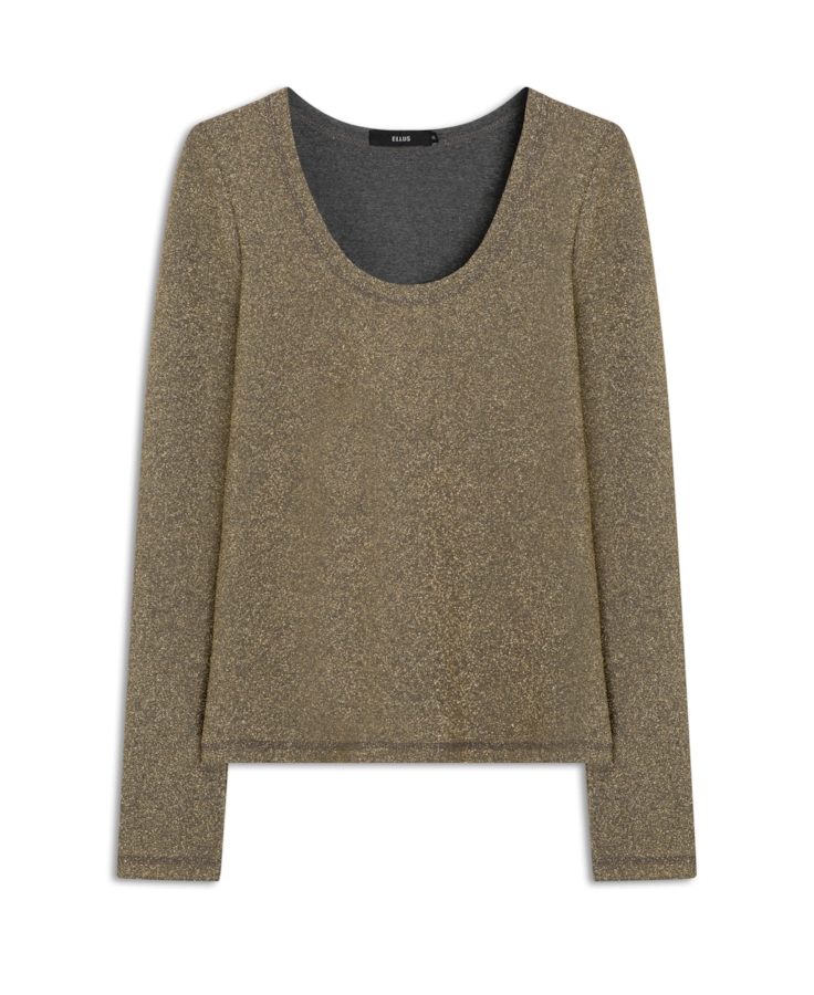 Blusa Hight Neckline Ouro Velho
